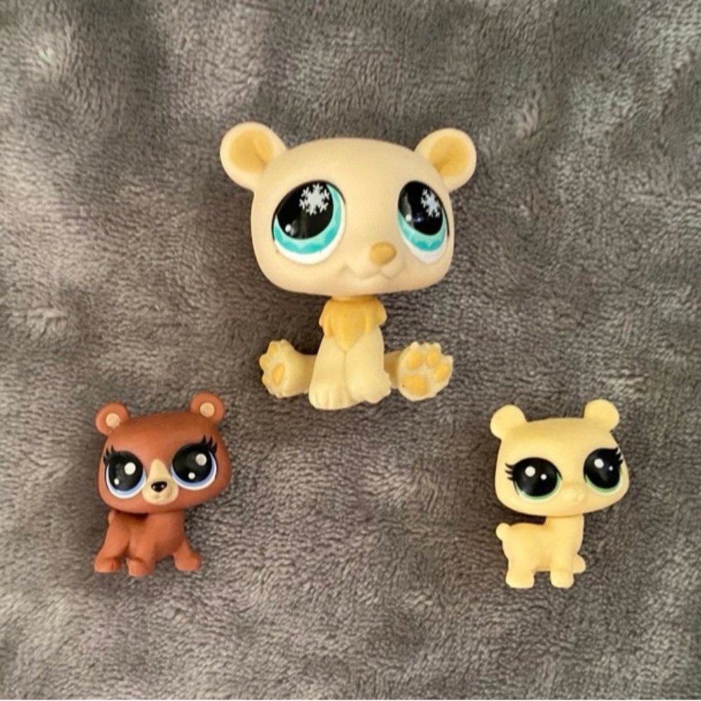 LPS Polar Bear #759 and Minis